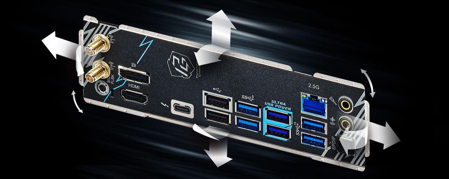 Flexible Integrated I/O Shield